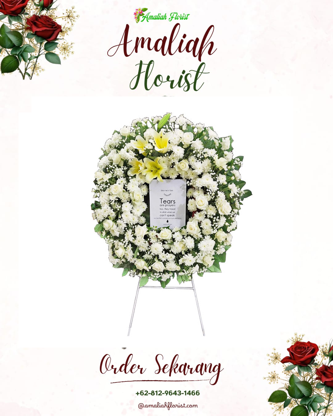 Krans Bunga Duka Tunjungan